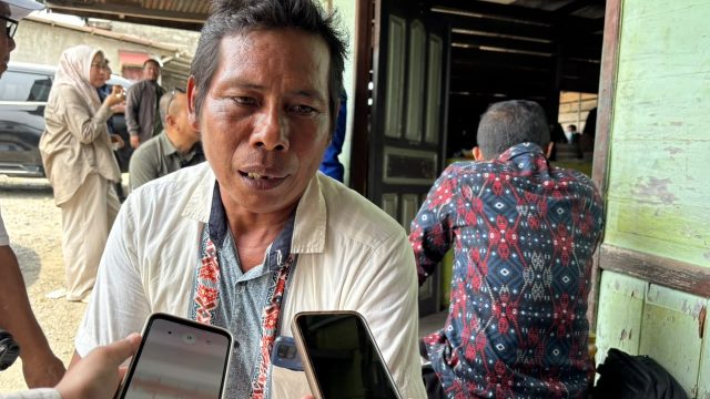 Ketua Kelompok Nelayan Nusantara Desa Batusuya Go'o, Lutfin (48) | Foto: Jendelasulawesi.id